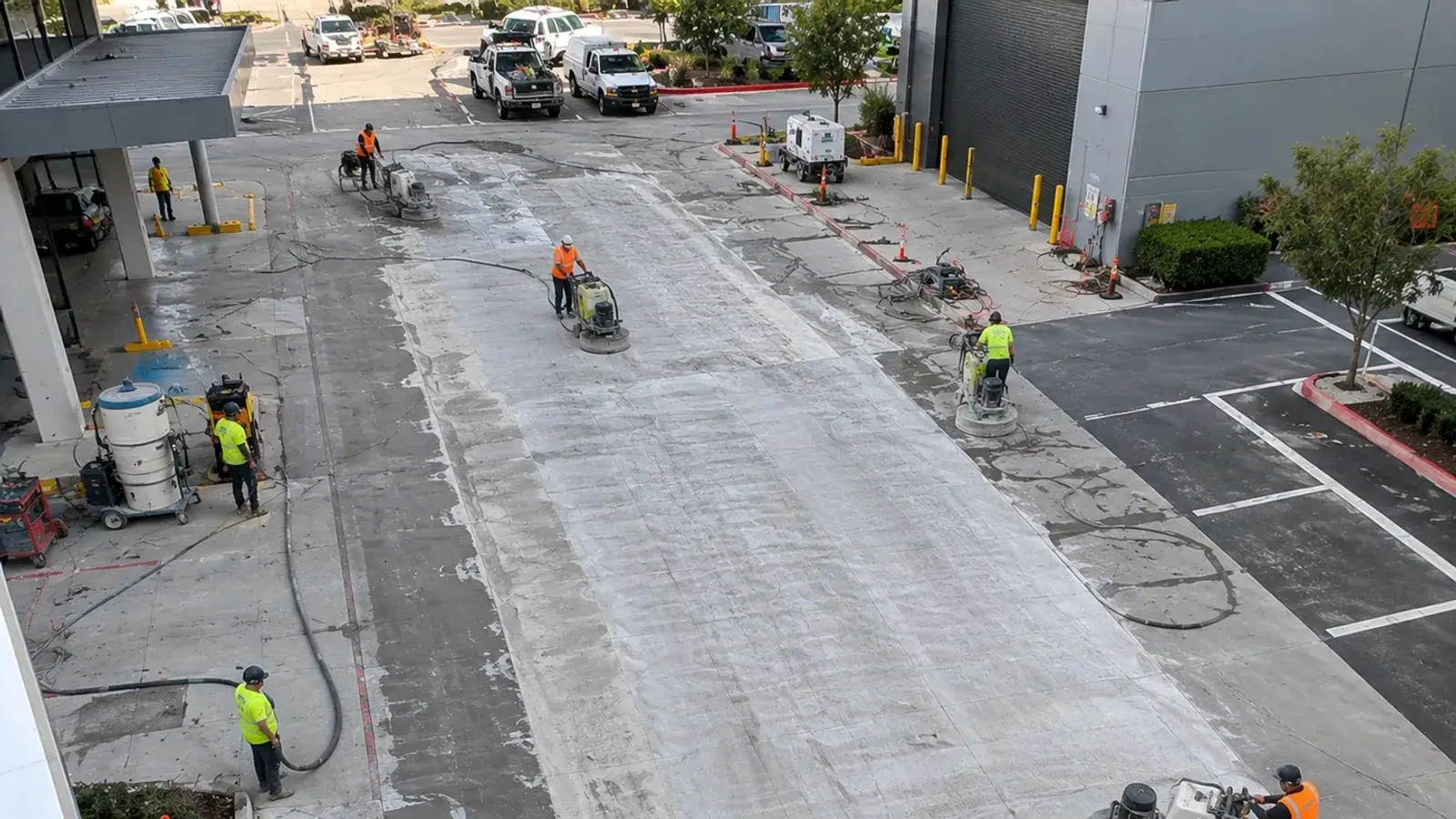 Concrete grinding to level and prepare a Bendigo surface