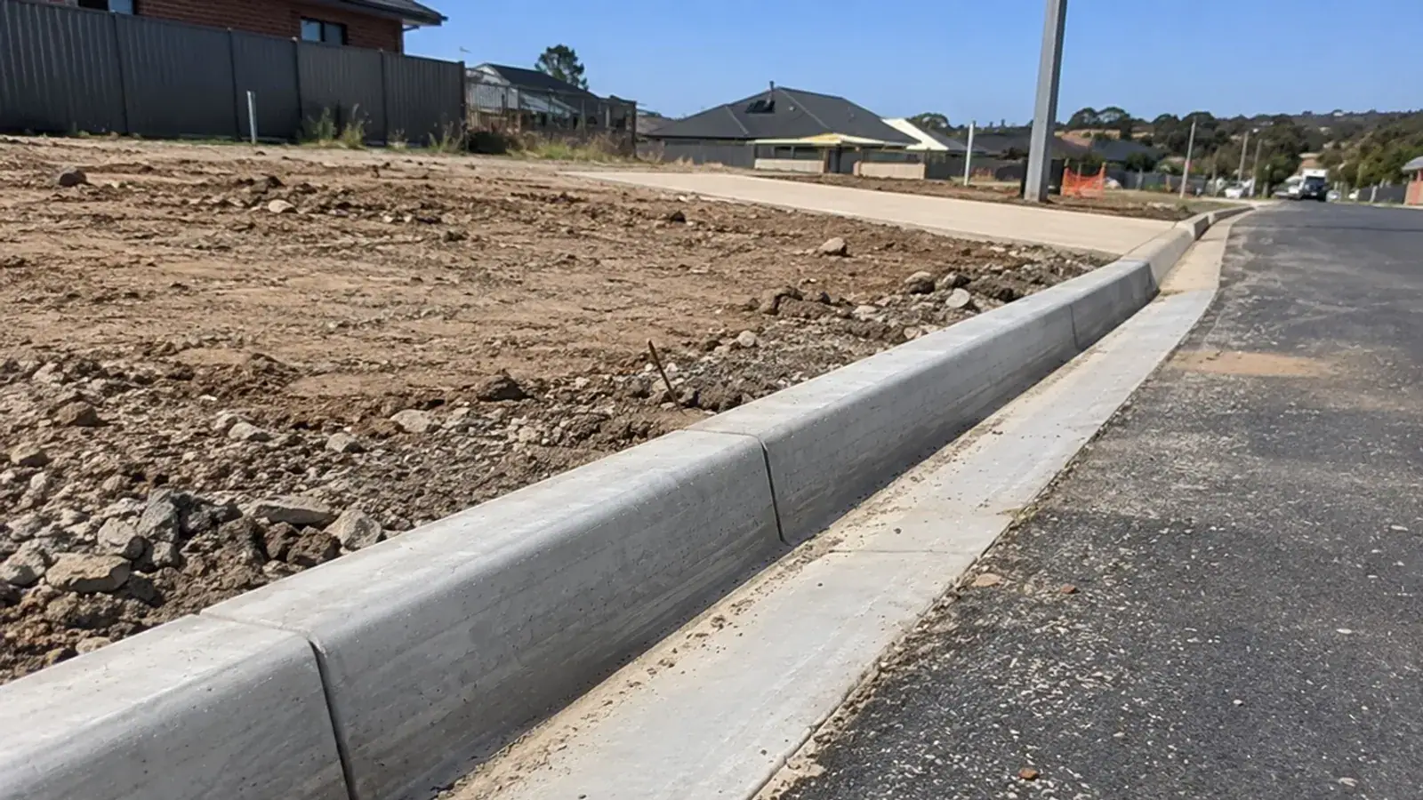 White Hills Concrete concrete project setting in regional Victoria
