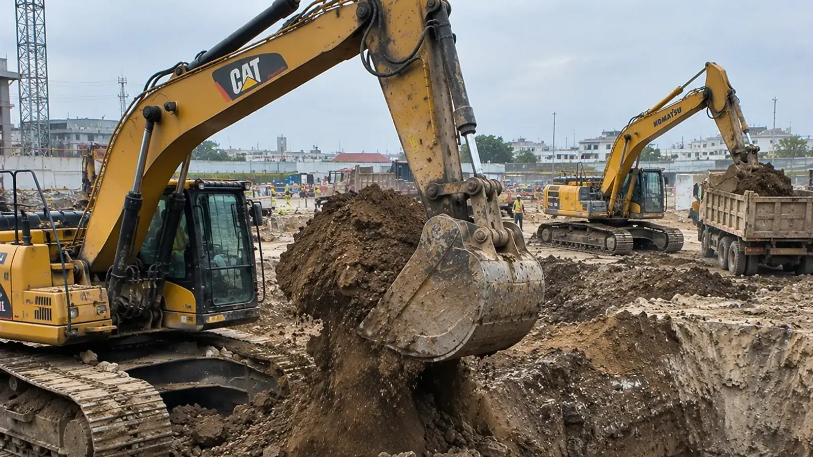 Digging work on a Bendigo property
