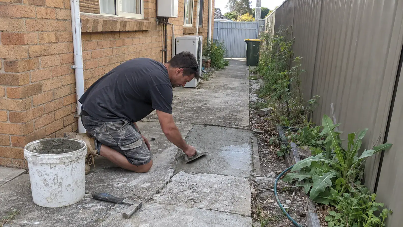 Concrete Overlay project setting in regional Victoria