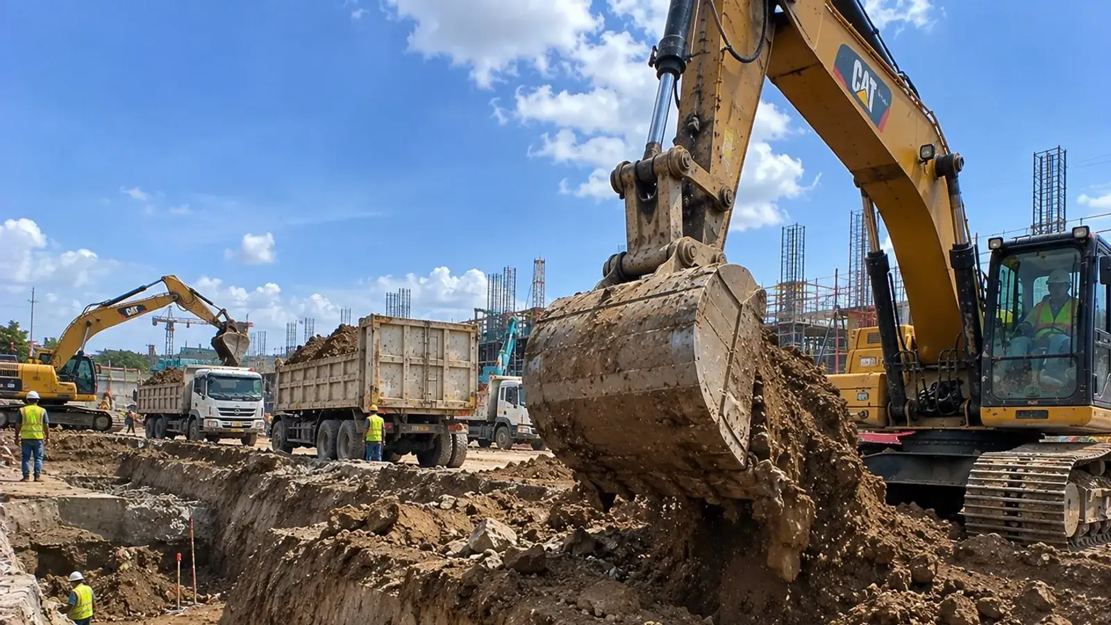 Bendigo Digging concrete project setting in regional Victoria