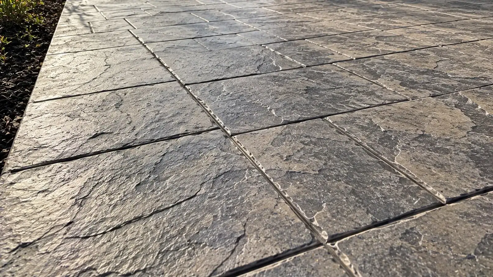Stamped Concrete project setting in regional Victoria